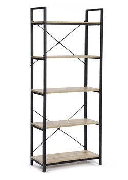 IDOMYA Essentials Regał stojący w kolorze czarno-jasnobrązowym - 60 x 170 x 30 cm ze sklepu Limango Polska w kategorii Regały i witryny - zdjęcie 188584610
