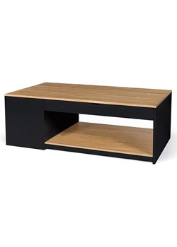 IDOMYA Essentials Ława w kolorze jasnobrązowo-czarnym - 110 x 45 x 60 cm ze sklepu Limango Polska w kategorii Stoliki kawowe - zdjęcie 188584810