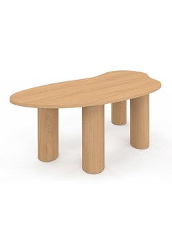 IDOMYA Factory Ława "Naomi" w kolorze jasnobrązowym - 100 x 35,5 x 49 cm ze sklepu Limango Polska w kategorii Stoliki kawowe - zdjęcie 188585152