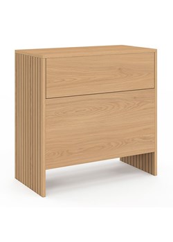 IDOMYA Factory Mini bar "Faustine" w kolorze jasnobrązowym - 50 x 50 x 25 cm ze sklepu Limango Polska w kategorii Meble - zdjęcie 188585171