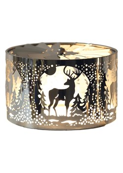 Woodbridge Karuzela "Stag" w kolorze srebrnym do świec - Ø 13 cm ze sklepu Limango Polska w kategorii Świeczniki - zdjęcie 188586343