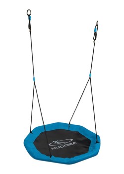 Hudora Huśtawka gniazdo "Octagon" w kolorze niebieskim - Ø 90 cm - 3+ ze sklepu Limango Polska w kategorii Zabawki - zdjęcie 188586914