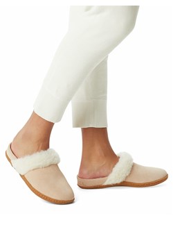 Sorel Kapcie "Nakiska" w kolorze beżowym ze sklepu Limango Polska w kategorii Kapcie damskie - zdjęcie 188587563