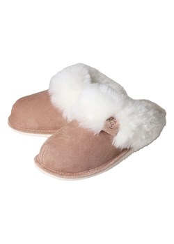 Kaiser Naturfellprodukte Wełniane kapcie w kolorze brązowym ze sklepu Limango Polska w kategorii Kapcie damskie - zdjęcie 188587812