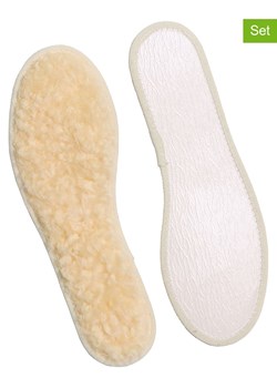 Kaiser Naturfellprodukte Wełniane wkładki (2 szt.) w kolorze beżowym do butów ze sklepu Limango Polska w kategorii Kapcie damskie - zdjęcie 188587851
