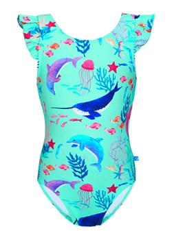 Peek U Strój kąpielowy "Cordelia" w kolorze turkusowym ze wzorem ze sklepu Limango Polska w kategorii Stroje kąpielowe - zdjęcie 188590903