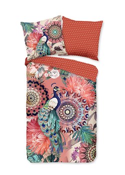 Hip Komplet pościeli satynowej "Lynouk" w kolorze pomarańczowym ze wzorem ze sklepu Limango Polska w kategorii Pościele - zdjęcie 188591211