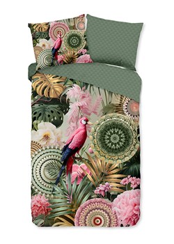Hip Komplet pościeli satynowej "Palay" w kolorze zielonym ze wzorem ze sklepu Limango Polska w kategorii Pościele - zdjęcie 188591313