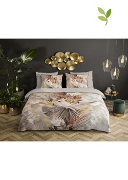 Descanso Komplet pościeli satynowej "Pippa" w kolorze beżowym ze sklepu Limango Polska w kategorii Pościele - zdjęcie 188591374