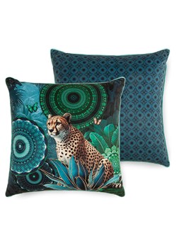 Hip Poduszka "Nyah" w kolorze morskim ze wzorem ze sklepu Limango Polska w kategorii Poduszki dekoracyjne - zdjęcie 188591463