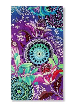 Hip Ręcznik plażowy "Axelle" w kolorze fioletowym ze wzorem ze sklepu Limango Polska w kategorii Ręczniki - zdjęcie 188591494