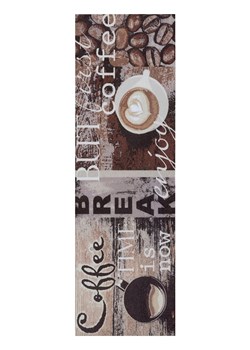 Hanse Home Chodnik kuchenny "Enjoy Coffee" w kolorze jasnobrązowym ze sklepu Limango Polska w kategorii Dywany - zdjęcie 188591744