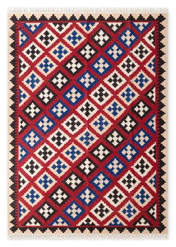 Hanse Home Wełniany dywan "Rami" w kolorze czerwono-kremowym ze sklepu Limango Polska w kategorii Dywany - zdjęcie 188591852