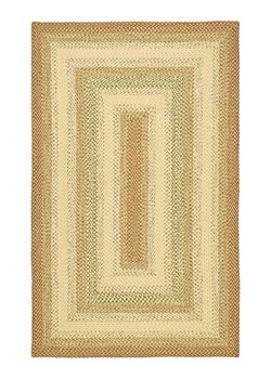 Safavieh Dywan "Braided" w kolorze beżowo-zielono-jasnobrązowym ze sklepu Limango Polska w kategorii Dywany - zdjęcie 188592743