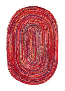 Safavieh Dywan "Braided" w kolorze czerwonym ze wzorem ze sklepu Limango Polska w kategorii Dywany - zdjęcie 188592773