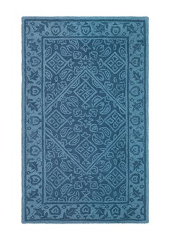 Safavieh Wełniany dywan "Dip Dye" w kolorze niebieskim ze sklepu Limango Polska w kategorii Dywany - zdjęcie 188592951