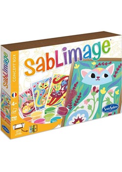 SentoSphere Zestaw do malowania piaskiem "Cats and Flowers" - 4+ ze sklepu Limango Polska w kategorii Zabawki - zdjęcie 188594382