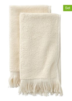 Ellos Home Ręczniki (2 szt.) "Molly" w kolorze kremowym dla gości ze sklepu Limango Polska w kategorii Ręczniki - zdjęcie 188594950