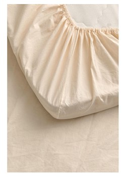 Ellos Home Prześcieradło "Milly" w kolorze beżowym na gumce ze sklepu Limango Polska w kategorii Prześcieradła - zdjęcie 188595444