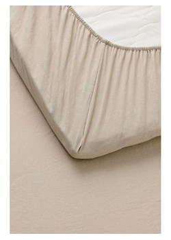 Ellos Home Prześcieradło "Elly" w kolorze beżowym na gumce ze sklepu Limango Polska w kategorii Prześcieradła - zdjęcie 188595574