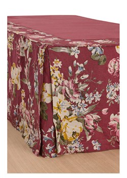 Ellos Home Lniana falbana "Candice" w kolorze czerwonym na łóżko ze sklepu Limango Polska w kategorii Prześcieradła - zdjęcie 188595591