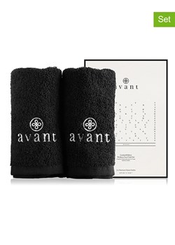 Avant Ręczniki (2 szt.) w kolorze czarnym do twarzy ze sklepu Limango Polska w kategorii Ręczniki - zdjęcie 188600284
