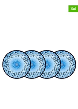 Bitz Talerze (4 szt.) "Sorrento" w kolorze niebieskim na dodatki - Ø 16 cm ze sklepu Limango Polska w kategorii Naczynia - zdjęcie 188600774