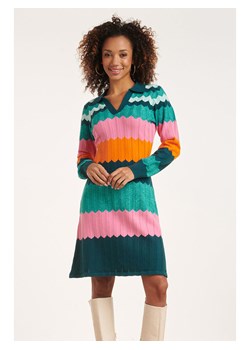 Smashed Lemon Sukienka dzianinowa ze wzorem ze sklepu Limango Polska w kategorii Sukienki - zdjęcie 188601314
