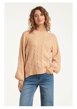 Smashed Lemon Sweter w kolorze beżowym ze sklepu Limango Polska w kategorii Swetry damskie - zdjęcie 188601520
