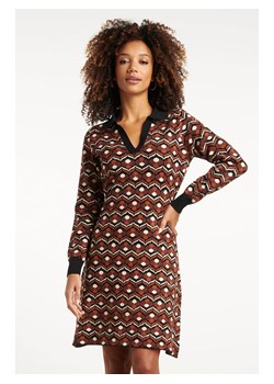 Smashed Lemon Sukienka dzianinowa w kolorze jasnobrązowym ze sklepu Limango Polska w kategorii Sukienki - zdjęcie 188601661