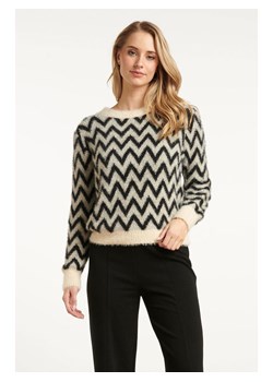 Smashed Lemon Sweter w kolorze beżowo-szarym ze sklepu Limango Polska w kategorii Swetry damskie - zdjęcie 188602104