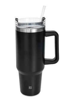 IRIS Barcelona Kubek termiczny w kolorze czarnym - 1,2 l ze sklepu Limango Polska w kategorii Kubki termiczne - zdjęcie 188603390