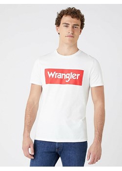 Wrangler Koszulka w kolorze białym ze sklepu Limango Polska w kategorii T-shirty męskie - zdjęcie 188604183
