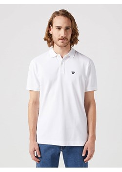 Wrangler Koszulka polo w kolorze białym ze sklepu Limango Polska w kategorii T-shirty męskie - zdjęcie 188604480