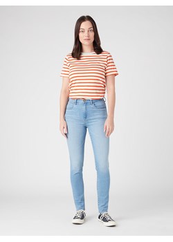 Wrangler Dżinsy "Brooklyn" - Skinny fit - w kolorze błękitnym ze sklepu Limango Polska w kategorii Jeansy damskie - zdjęcie 188605352