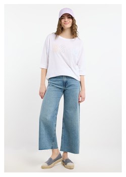 ELBSAND Koszulka "Imea" w kolorze białym ze sklepu Limango Polska w kategorii Bluzki damskie - zdjęcie 188605584