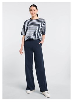 ELBSAND Koszulka "Kia" w kolorze granatowo-białym ze sklepu Limango Polska w kategorii Bluzki damskie - zdjęcie 188605632