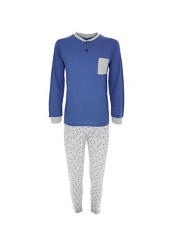 COTONELLA Piżama w kolorze niebiesko-jasnoszarym ze sklepu Limango Polska w kategorii Piżamy męskie - zdjęcie 188605981