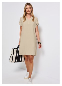 Street One Sukienka w kolorze beżowym ze sklepu Limango Polska w kategorii Sukienki - zdjęcie 188606202