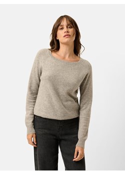 Just Cashmere Kaszmirowy sweter "Abigail" w kolorze szarobrązowym ze sklepu Limango Polska w kategorii Swetry damskie - zdjęcie 188608211