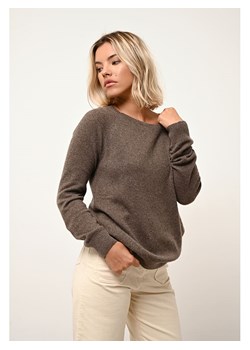 Just Cashmere Kaszmirowy sweter "Abigail" w kolorze brązowym ze sklepu Limango Polska w kategorii Swetry damskie - zdjęcie 188608214