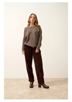 Just Cashmere Kaszmirowy sweter "Ariana" w kolorze szarobrązowym ze sklepu Limango Polska w kategorii Swetry damskie - zdjęcie 188608274