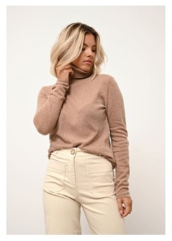 Just Cashmere Kaszmirowy golf "Ava" w kolorze beżowym ze sklepu Limango Polska w kategorii Swetry damskie - zdjęcie 188608301