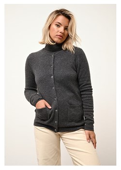 Just Cashmere Kaszmirowy golf "Ava" w kolorze antracytowym ze sklepu Limango Polska w kategorii Swetry damskie - zdjęcie 188608314