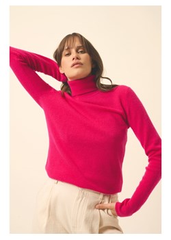 Just Cashmere Kaszmirowy golf "Ava" w kolorze różowym ze sklepu Limango Polska w kategorii Swetry damskie - zdjęcie 188608332