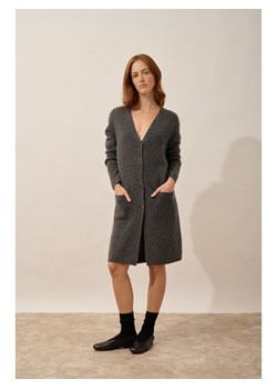 Just Cashmere Kaszmirowy kardigan "Dache" w kolorze szarym ze sklepu Limango Polska w kategorii Swetry damskie - zdjęcie 188608482