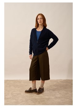 Just Cashmere Kaszmirowy kardigan "Ervie" w kolorze granatowym ze sklepu Limango Polska w kategorii Swetry damskie - zdjęcie 188608571