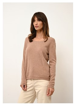 Just Cashmere Kaszmirowy sweter "Fiona" w kolorze karmelowym ze sklepu Limango Polska w kategorii Swetry damskie - zdjęcie 188608580