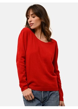 Just Cashmere Kaszmirowy sweter "Fiona" w kolorze czerwonym ze sklepu Limango Polska w kategorii Swetry damskie - zdjęcie 188608591
