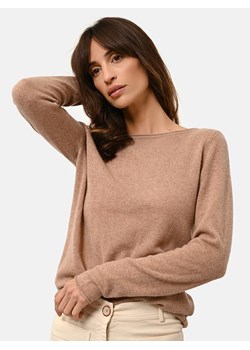 Just Cashmere Kaszmirowy sweter "Grace" w kolorze beżowym ze sklepu Limango Polska w kategorii Swetry damskie - zdjęcie 188608603